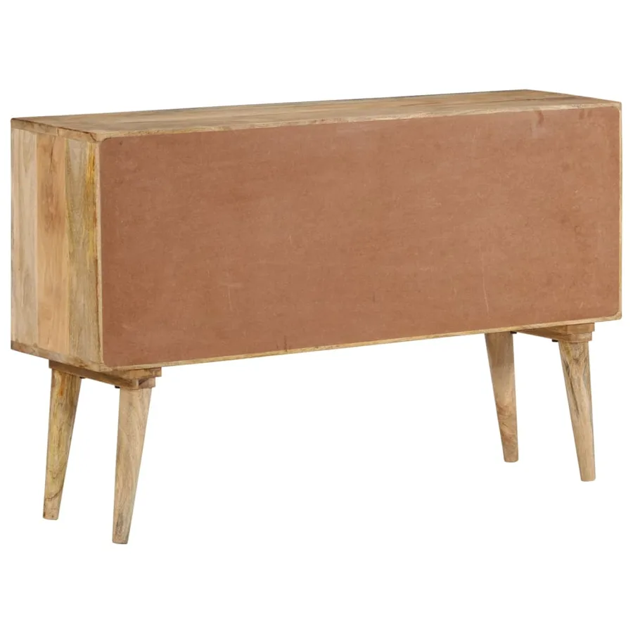 Buffet 110x30x70 cm bois massif de manguier - 5