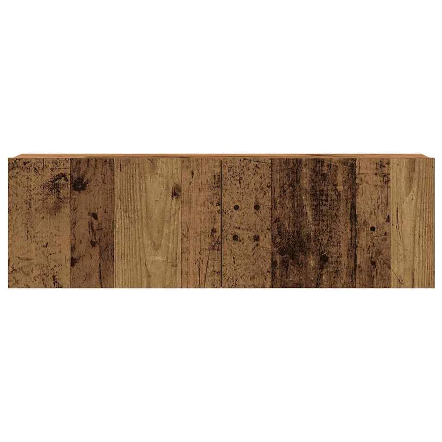 Meubles TV muraux 6 pcs vieux bois bois d'ingénierie - 5