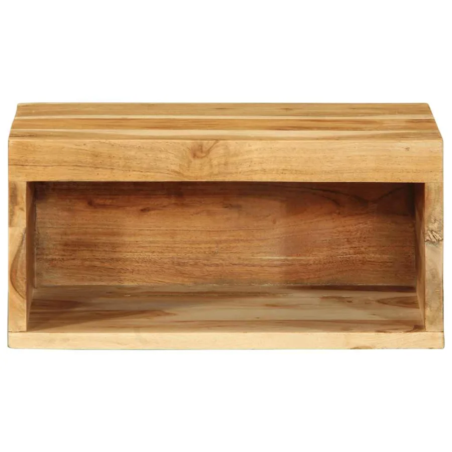 Meubles TV muraux 2 pcs bois massif d'acacia - 5