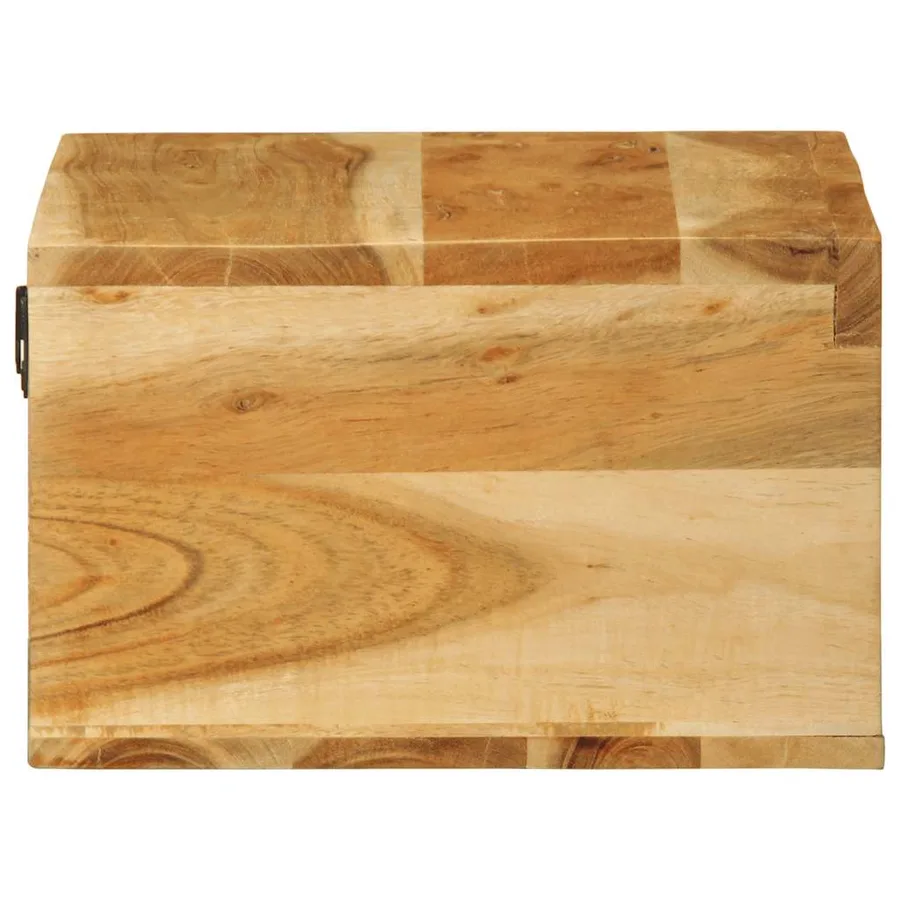 Meubles TV muraux 2 pcs bois massif d'acacia - 6