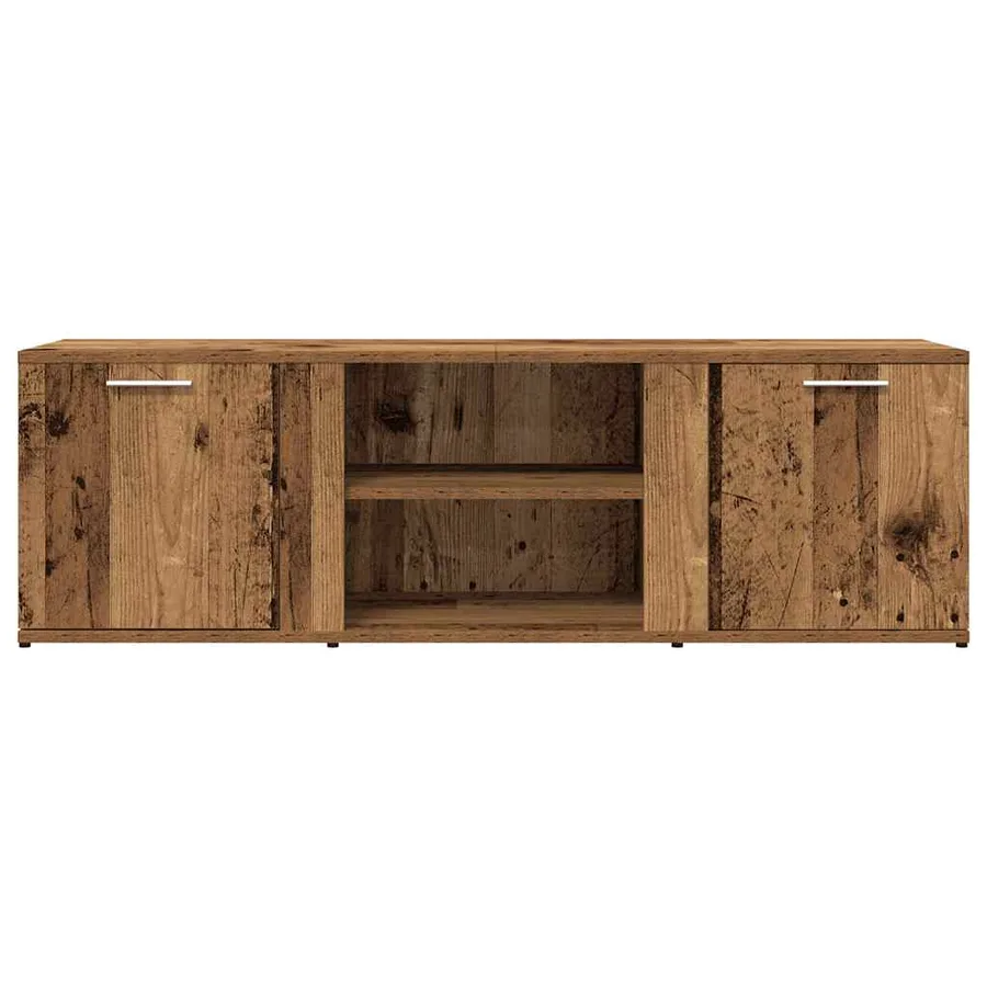 Meuble TV vieux bois 120x34x37 cm bois d'ingénierie - 4