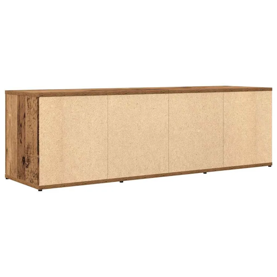 Meuble TV vieux bois 120x34x37 cm bois d'ingénierie - 6