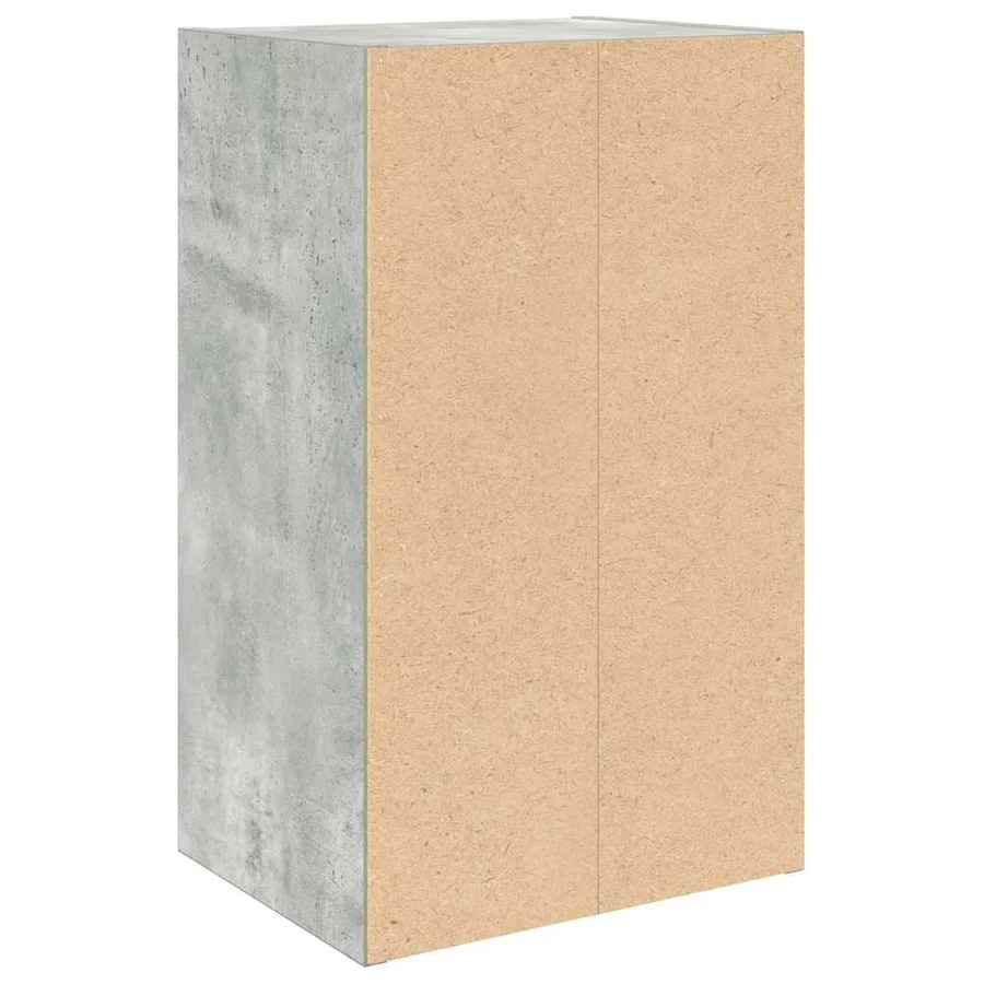 Bibliothèque gris béton 31x24x52 cm bois d'ingénierie - 7