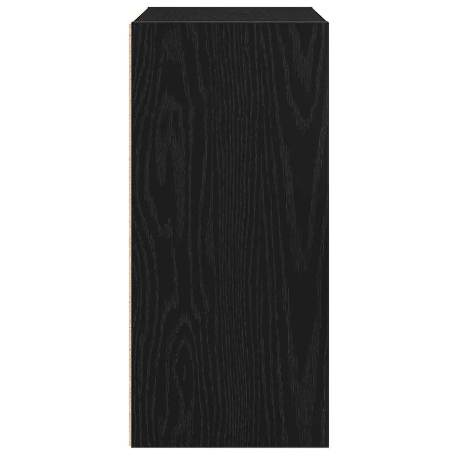 Bibliothèque chêne noir 31x24x52 cm bois d'ingénierie - 6