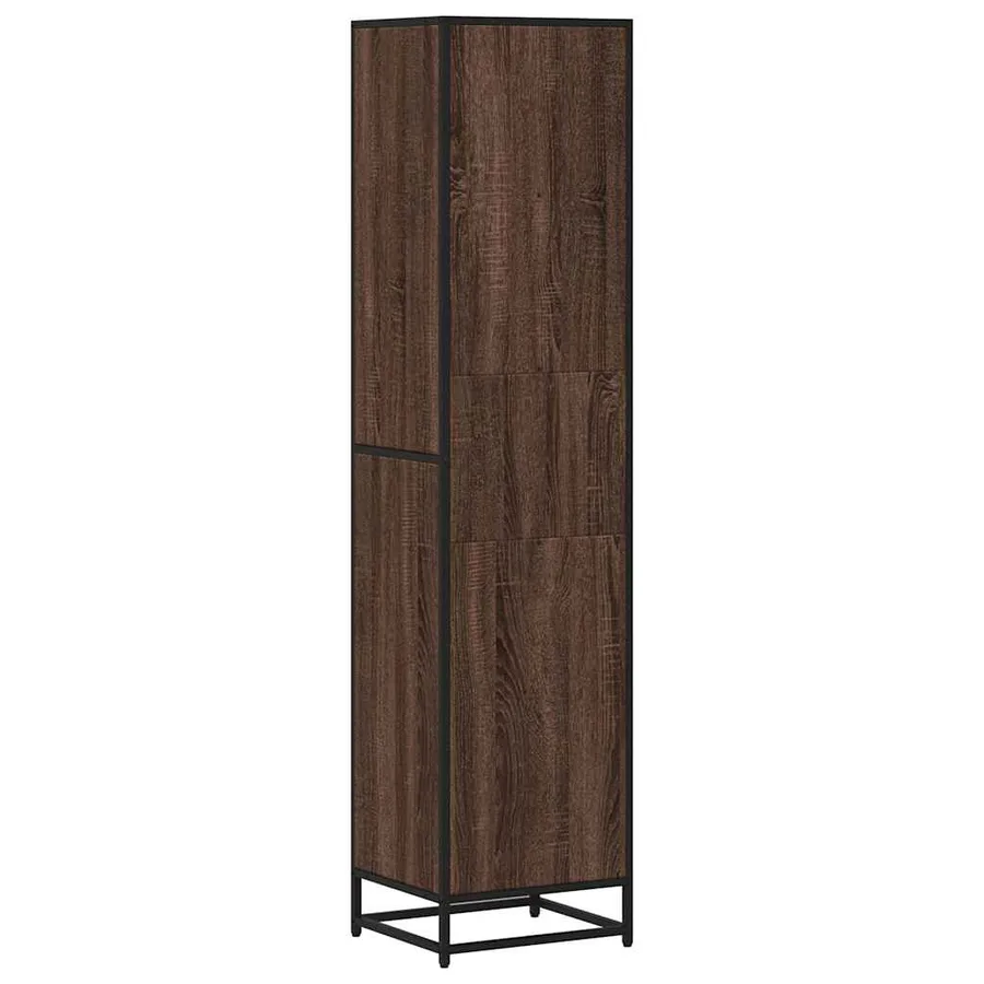 Bibliothèque chêne marron 40x35x170,5 cm bois d'ingénierie - 6