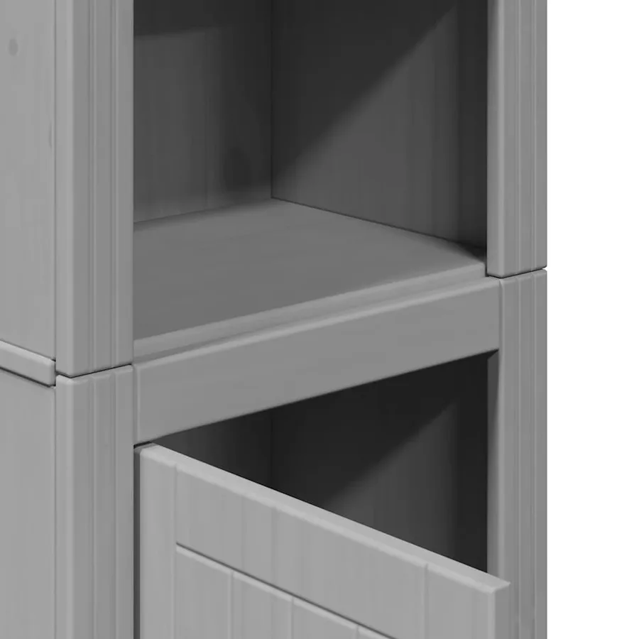 Armoire de salle de bain BODO gris 44x30x160 cm - 7