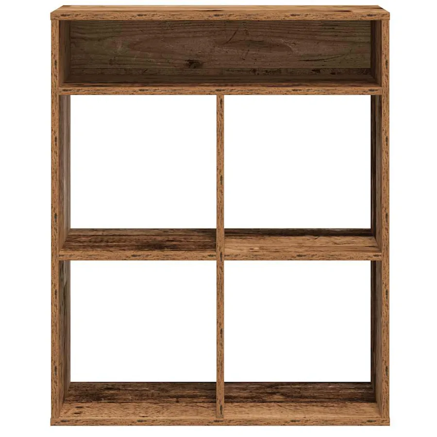 Bibliothèque vieux bois 66x31x80 cm bois d'ingénierie - 4