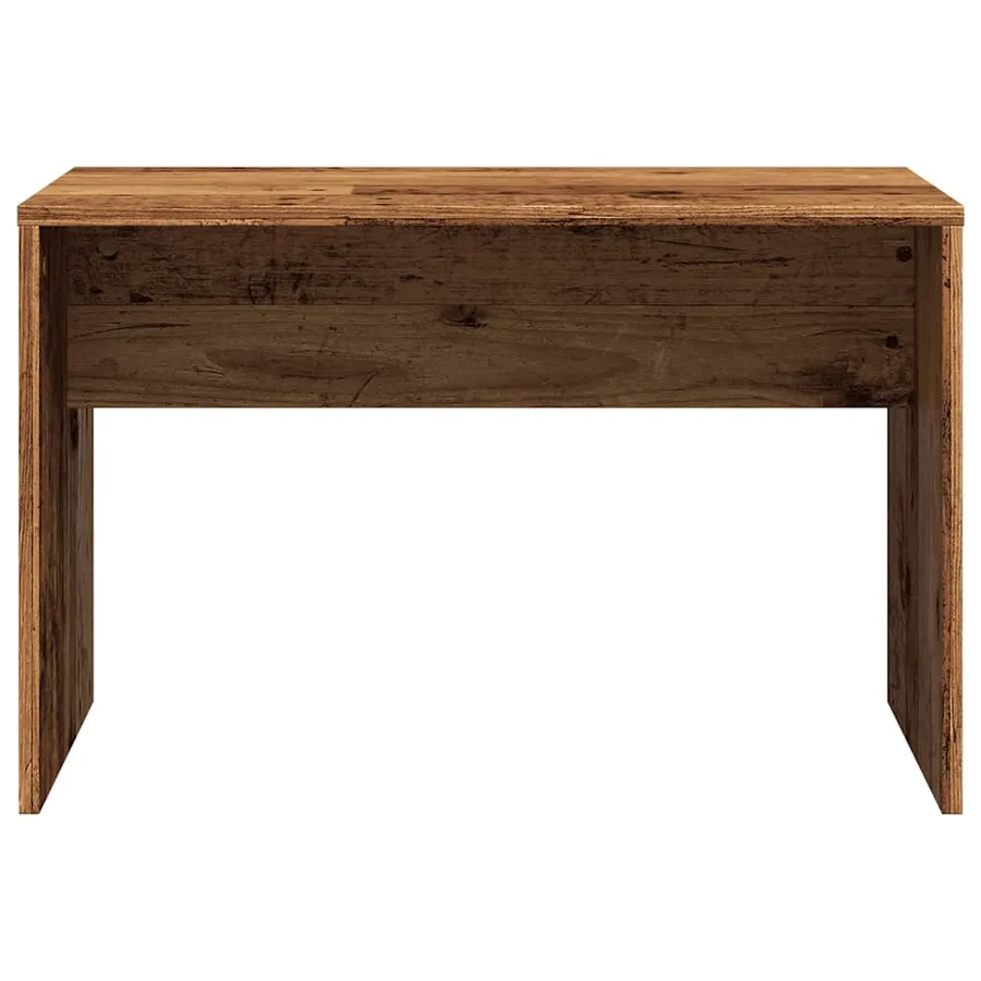 Tabouret de toilette vieux bois 70x35x45 cm bois d'ingénierie - 4