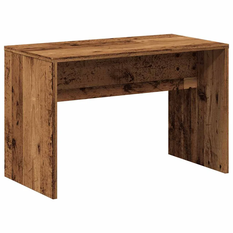 Tabouret de toilette vieux bois 70x35x45 cm bois d'ingénierie - 6