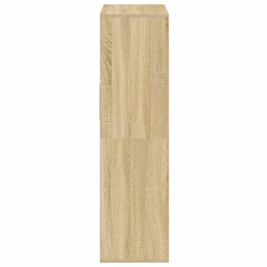 Bibliothèque chêne sonoma 66x31x112 cm bois d'ingénierie - 5