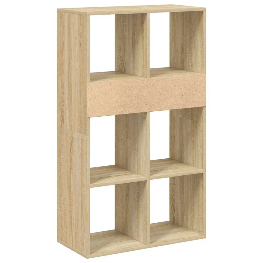 Bibliothèque chêne sonoma 66x31x112 cm bois d'ingénierie - 6