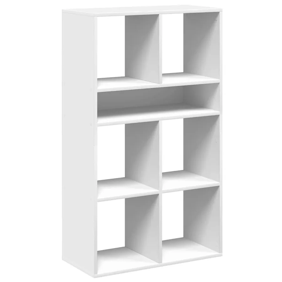 Bibliothèque blanc 66x31x112 cm bois d'ingénierie - 2