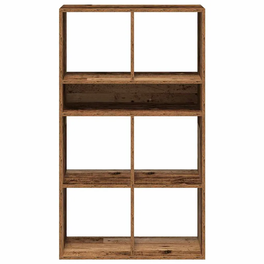 Bibliothèque vieux bois 66x31x112 cm bois d'ingénierie - 4