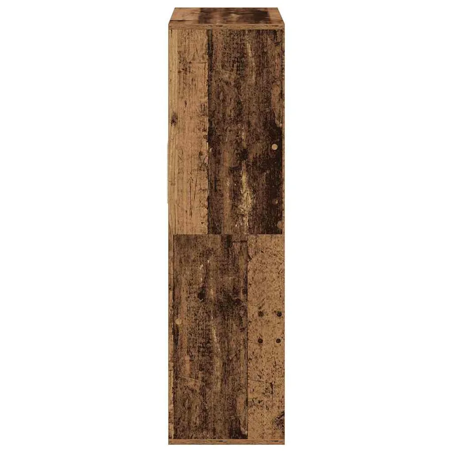Bibliothèque vieux bois 66x31x112 cm bois d'ingénierie - 5