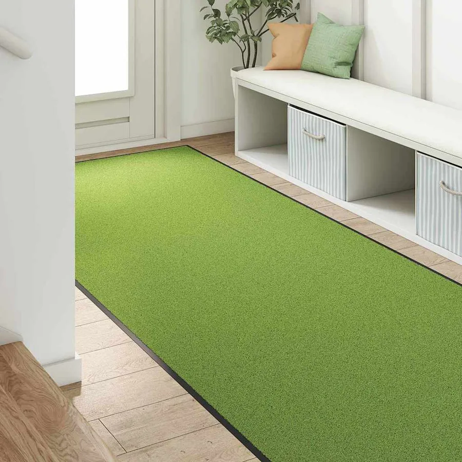Tapis d'entrée Autre Vert et Noir 120 x 250 cm Polyamide et PVC - 3