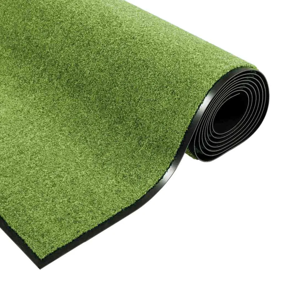 Tapis d'entrée Autre Vert et Noir 120 x 250 cm Polyamide et PVC - 4