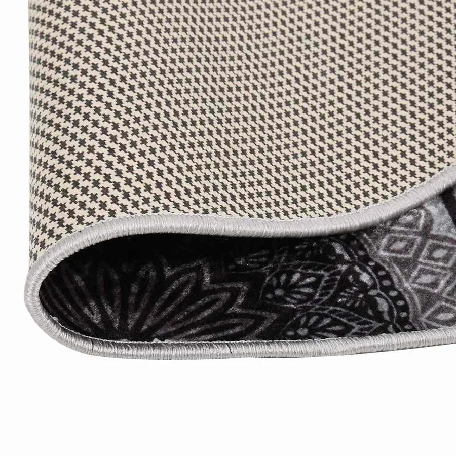 Tapis lavable antidérapant φ120 cm multicolore - 3