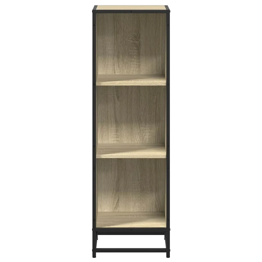 Bibliothèque chêne sonoma 33,5x33x107,5 cm bois d'ingénierie - 4