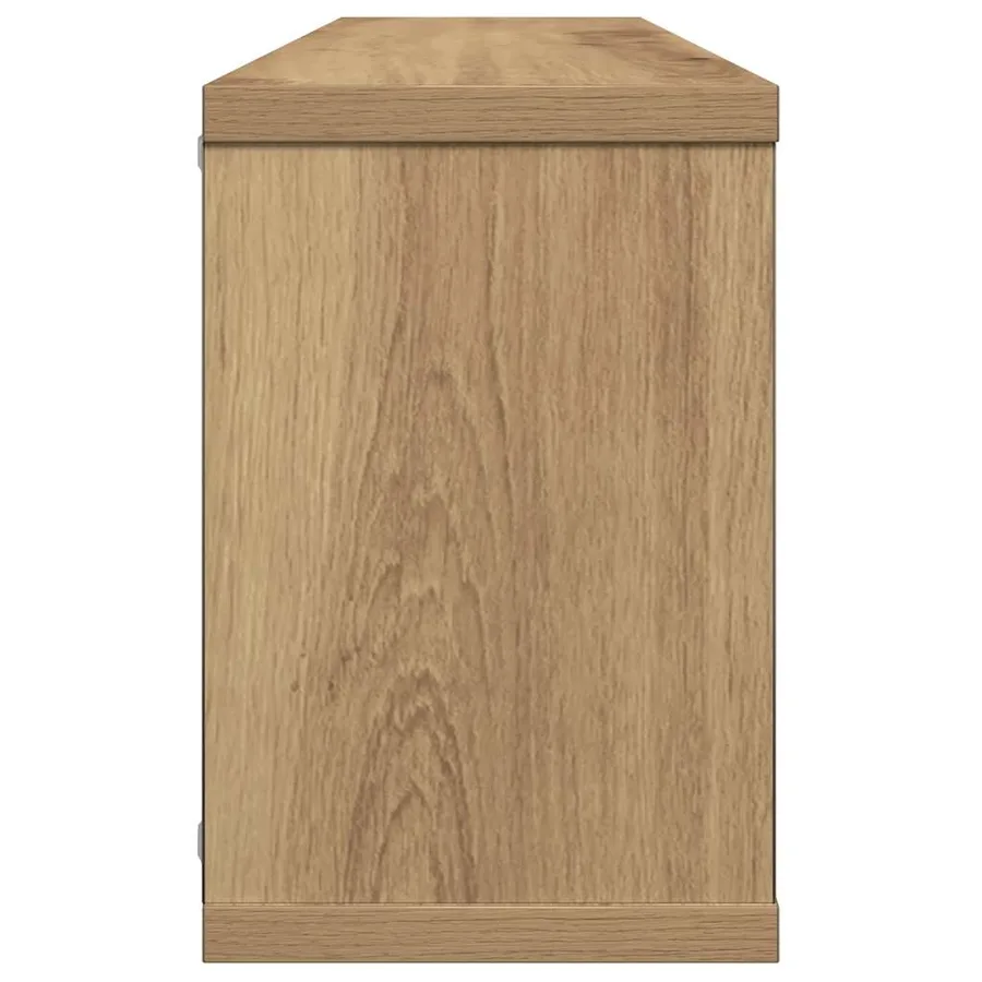 Étagères cube murales 2 pcs chêne artisanal 60x15x23 cm - 6