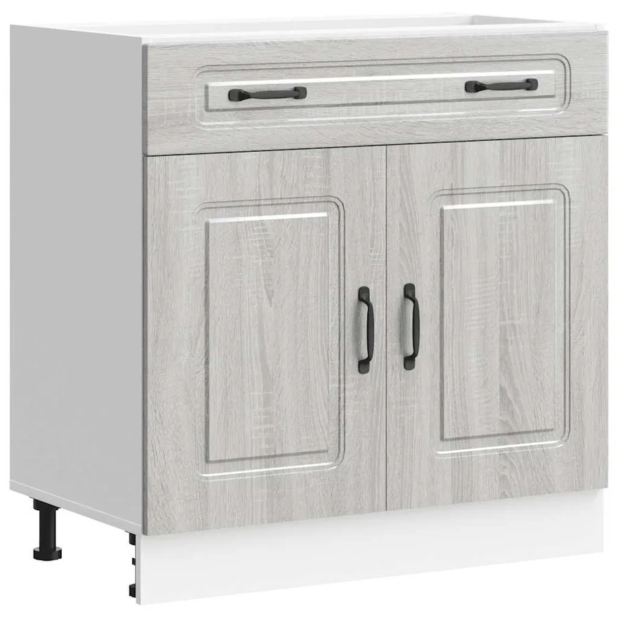 Armoire de cuisine Kalmar sonoma gris bois d'ingénierie - 2