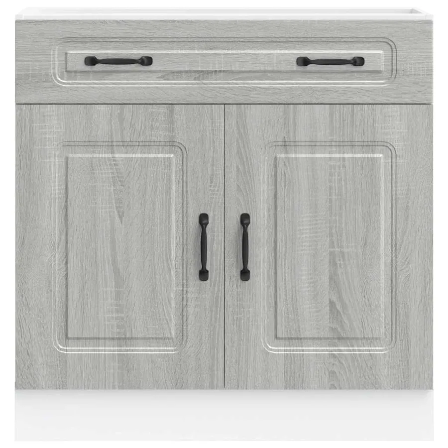 Armoire de cuisine Kalmar sonoma gris bois d'ingénierie - 4