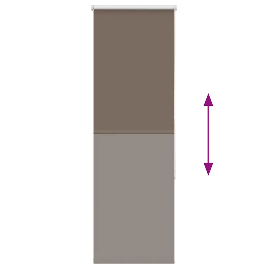 Store enrouleur occultant café 60x150cm largeur du tissu 55,7cm - 5