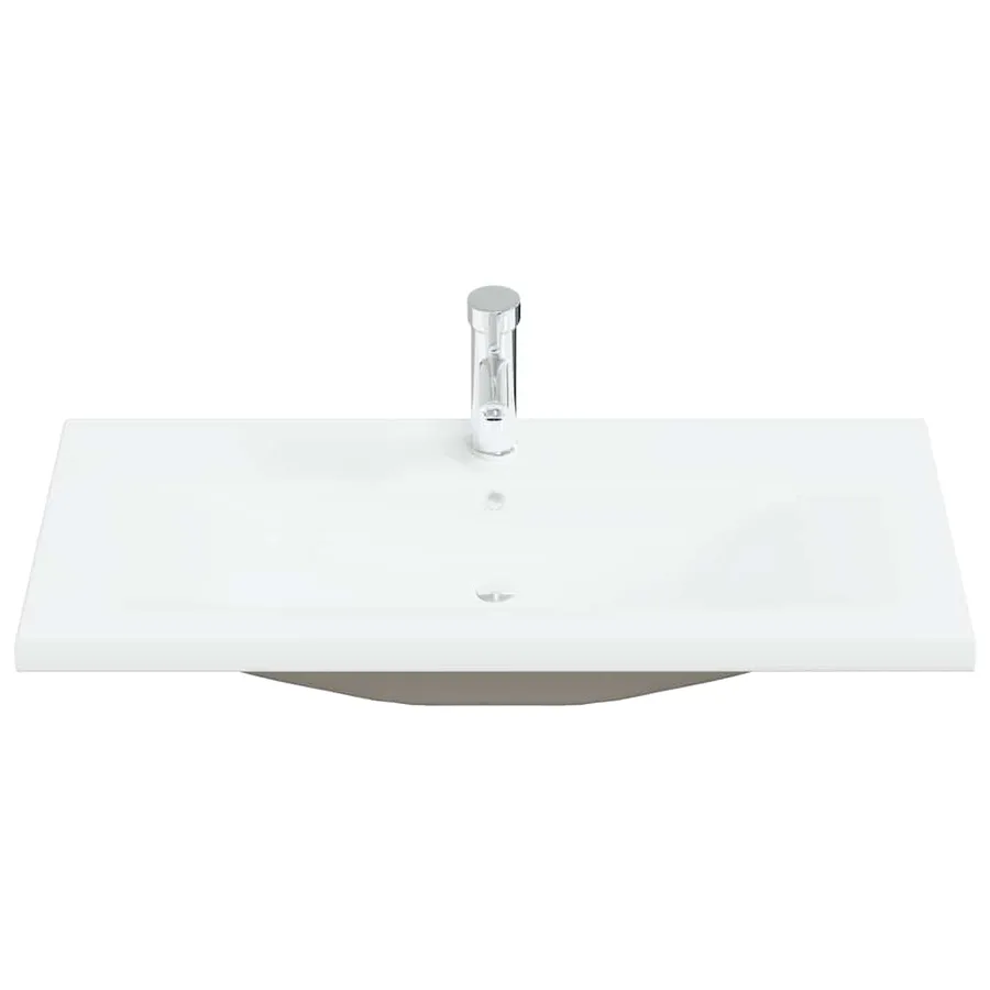 Ensemble de meubles salle de bain 4 pcs bois d'ingénierie - 9