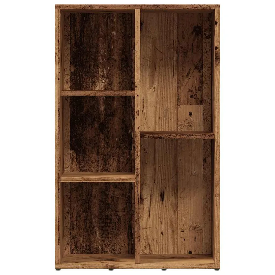 Bibliothèque vieux bois 50x25x80 cm bois d'ingénierie - 5