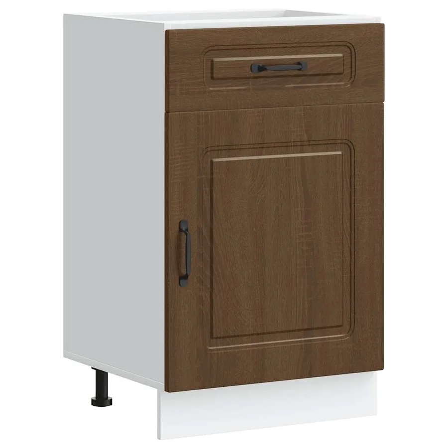 Armoire de cuisine Kalmar chêne marron bois d'ingénierie - 2