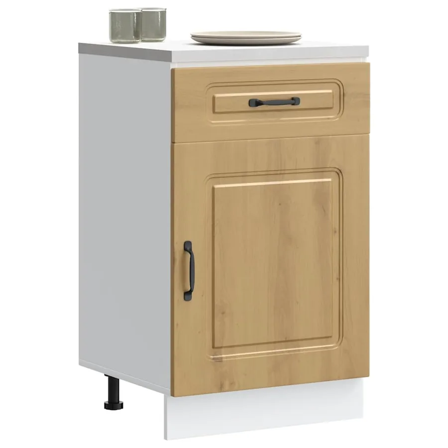 Armoire de cuisine Kalmar chêne artisanal bois d'ingénierie