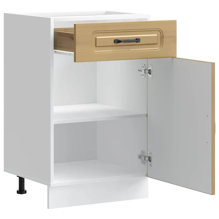 Armoire de cuisine Kalmar chêne artisanal bois d'ingénierie - 5