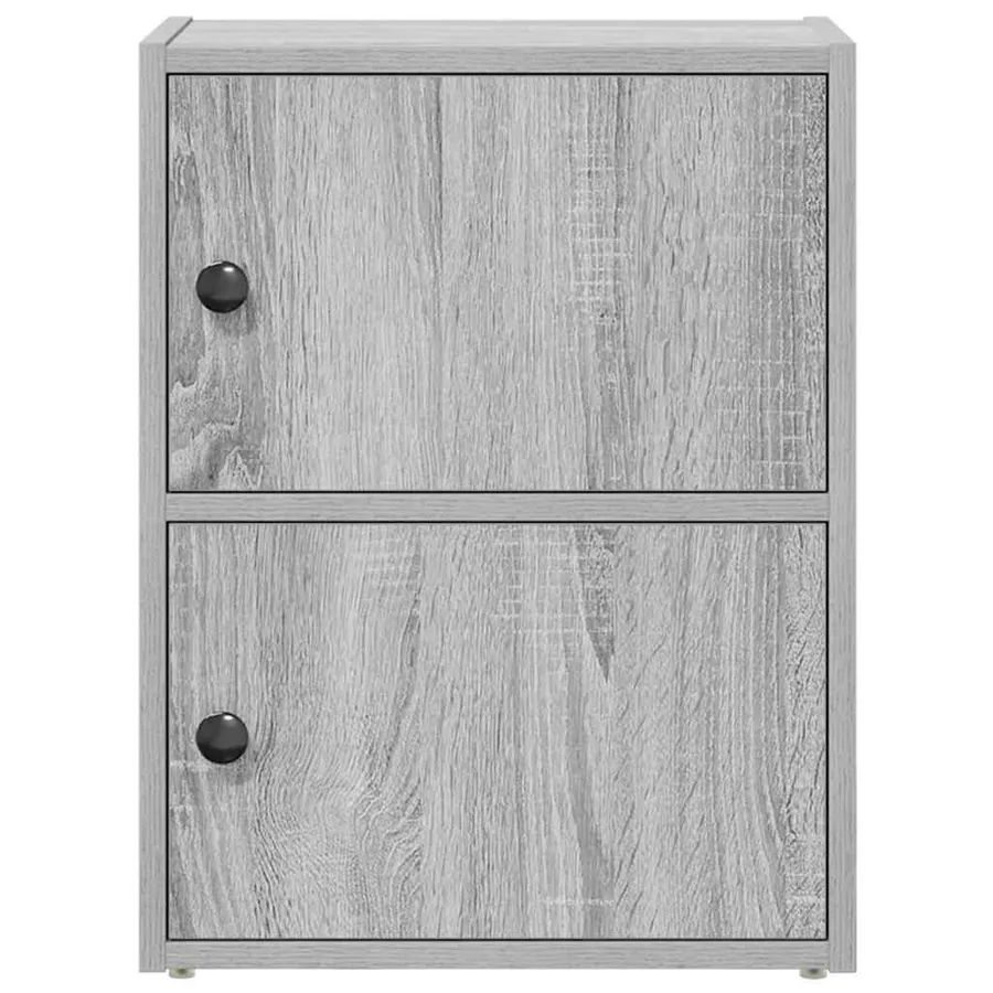 Bibliothèque sonoma gris 40x24x52 cm bois d'ingénierie - 4