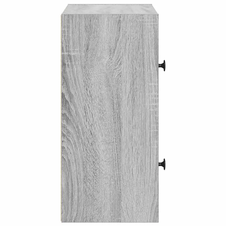 Bibliothèque sonoma gris 40x24x52 cm bois d'ingénierie - 6