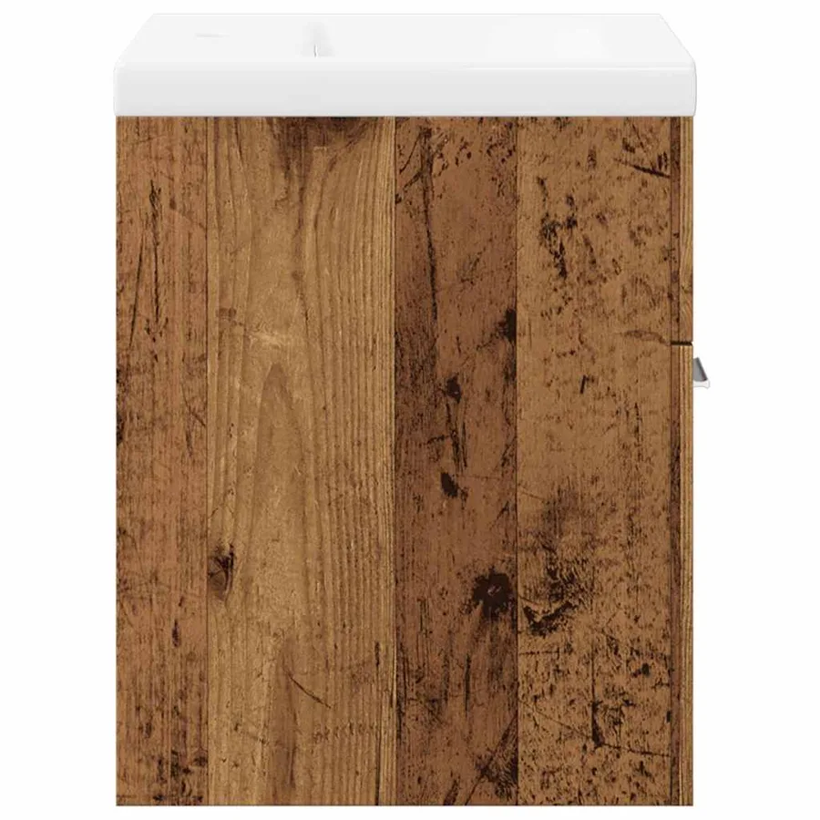 Ensemble de meubles salle de bain 2 pcs bois d'ingénierie - 7