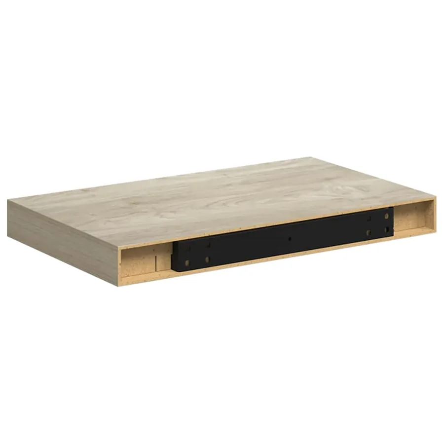 Étagères murales flottantes 4 pcs chêne 40x23,5x3,8 cm MDF - 9