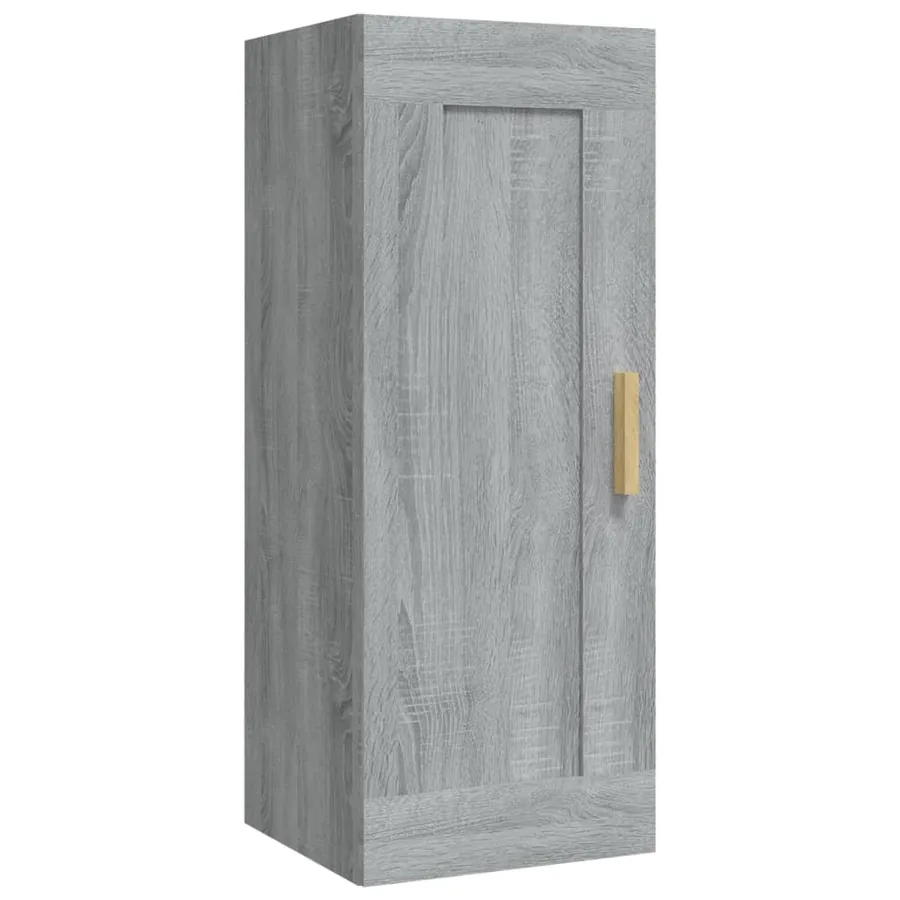 Armoire murale Sonoma gris 35x34x90 cm Bois d'ingénierie - 2