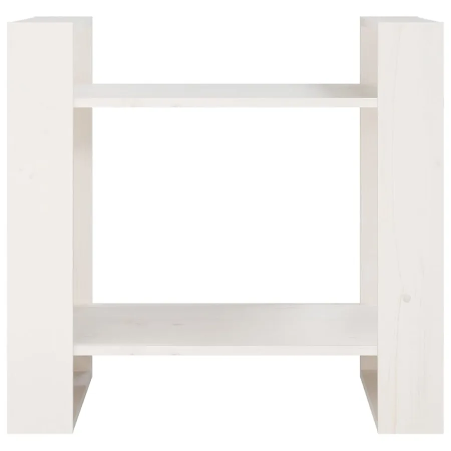 Bibliothèque/Séparateur de pièce Blanc 60x35x57 cm Bois de pin - 3
