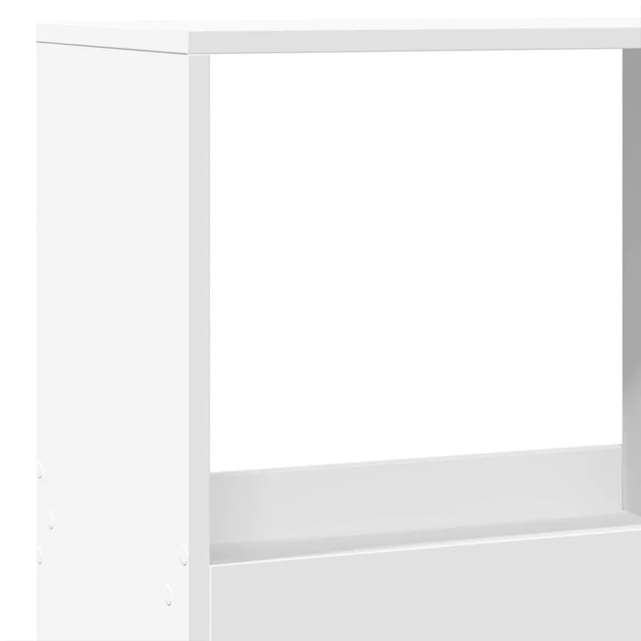 Bibliothèque blanc 100x33x175 cm bois d'ingénierie - 7