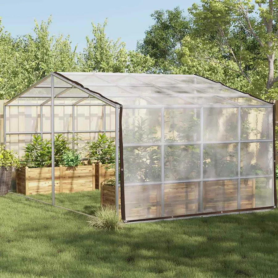 Housse de protection plantes avec œillets 3x10 m polyéthylène - 2
