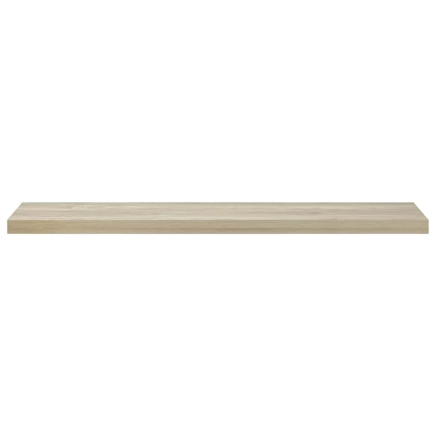 Étagères murales flottantes 4 pcs chêne 120x23,5x3,8 cm MDF - 7