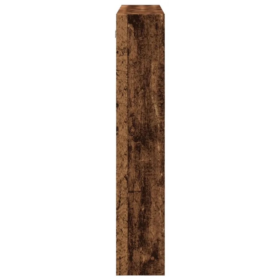 Armoire murale vieux bois 80x15x80 cm bois d'ingénierie - 5