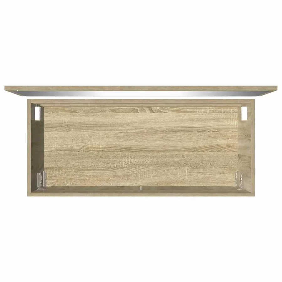 Ensemble de meubles de salle de bain 2 pcs chêne sonoma - 7