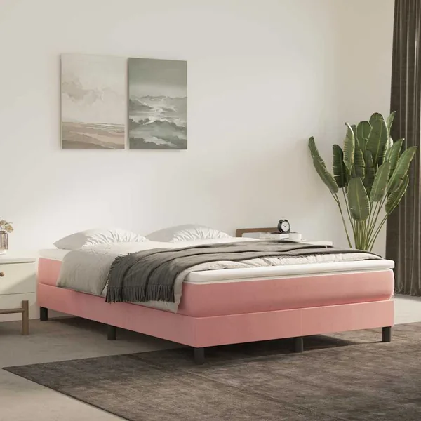 Matelas à ressorts ensachés 140 x 220 cm Rose