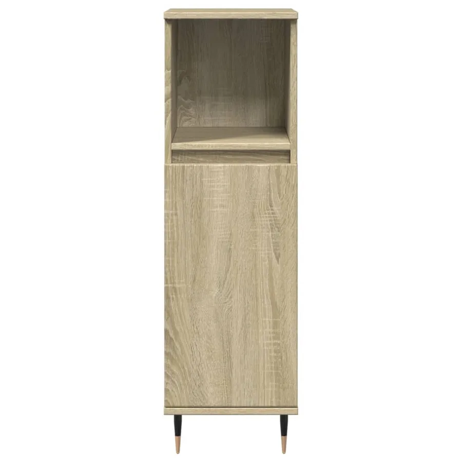 Ensemble de meubles de salle de bain 3 pcs chêne sonoma - 7