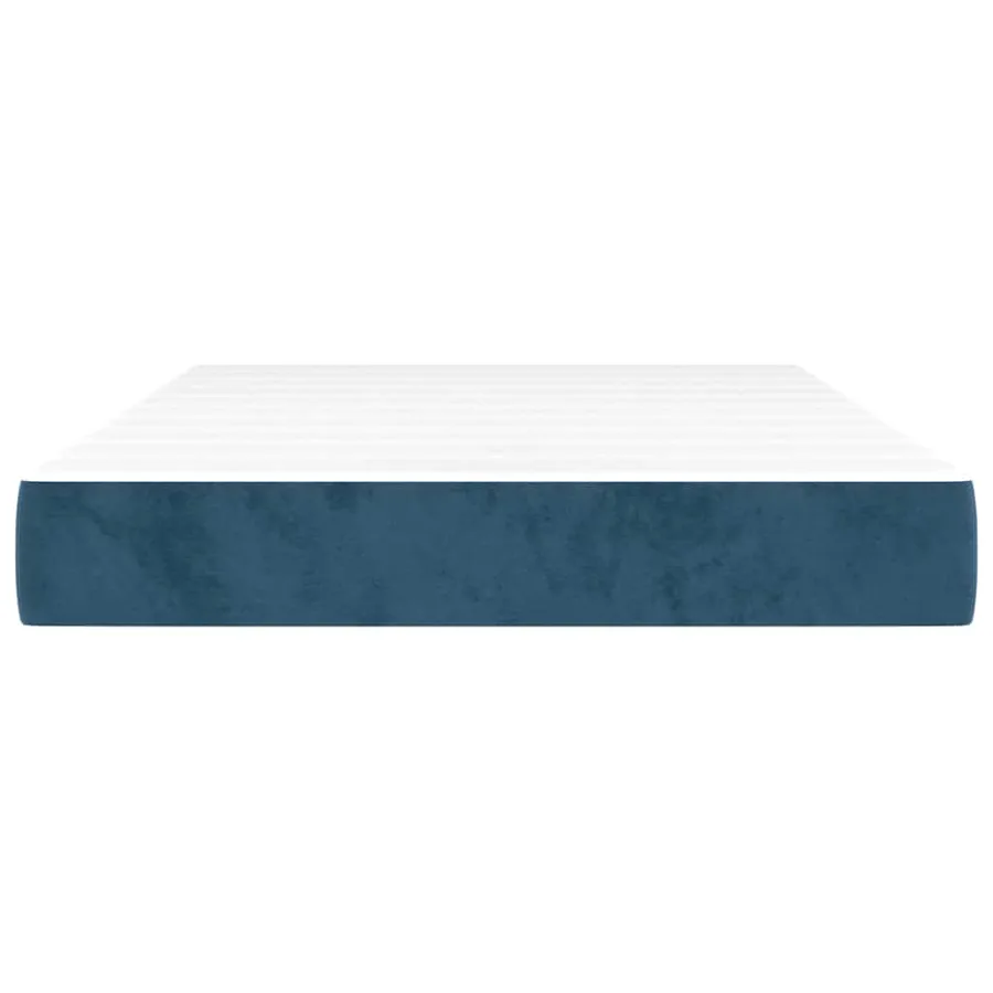 Matelas à ressorts ensachés 120 x 220 cm Bleu foncé - 3