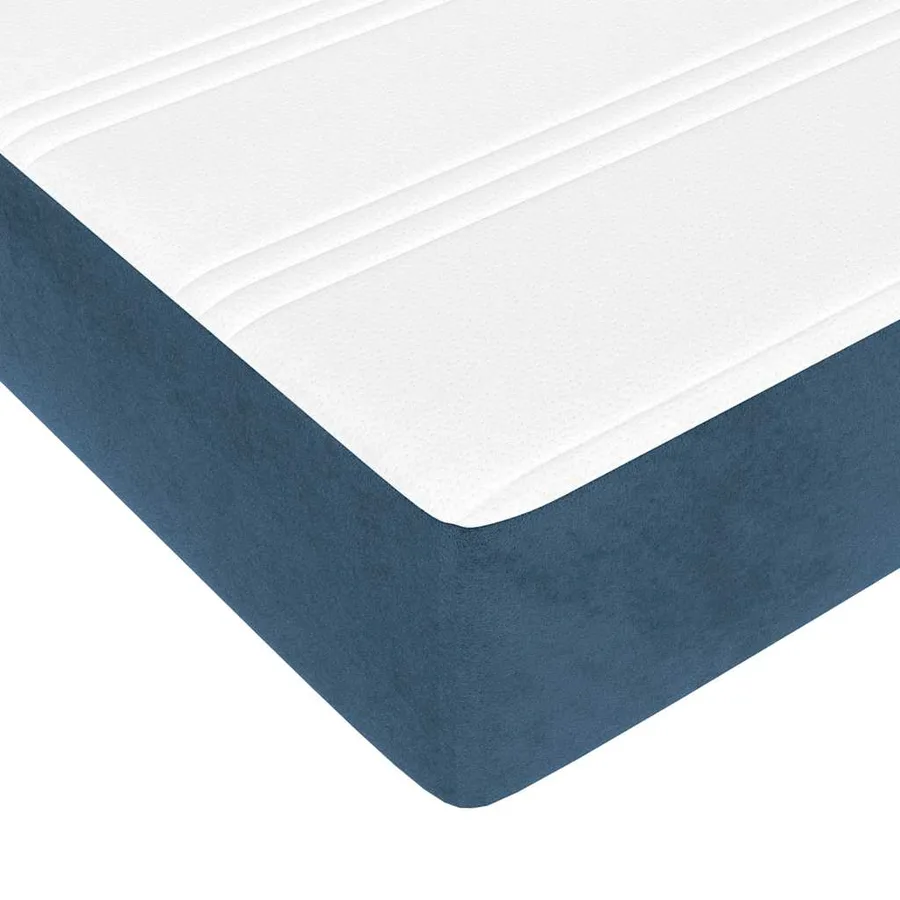 Matelas à ressorts ensachés 120 x 220 cm Bleu foncé - 5