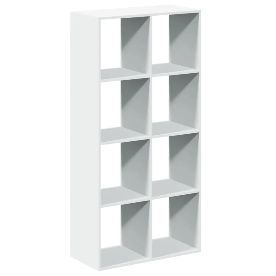 Bibliothèque séparateur de pièce Blanc 69,5 x 29 x 137,5 cm Bois d'ingénierie - 2