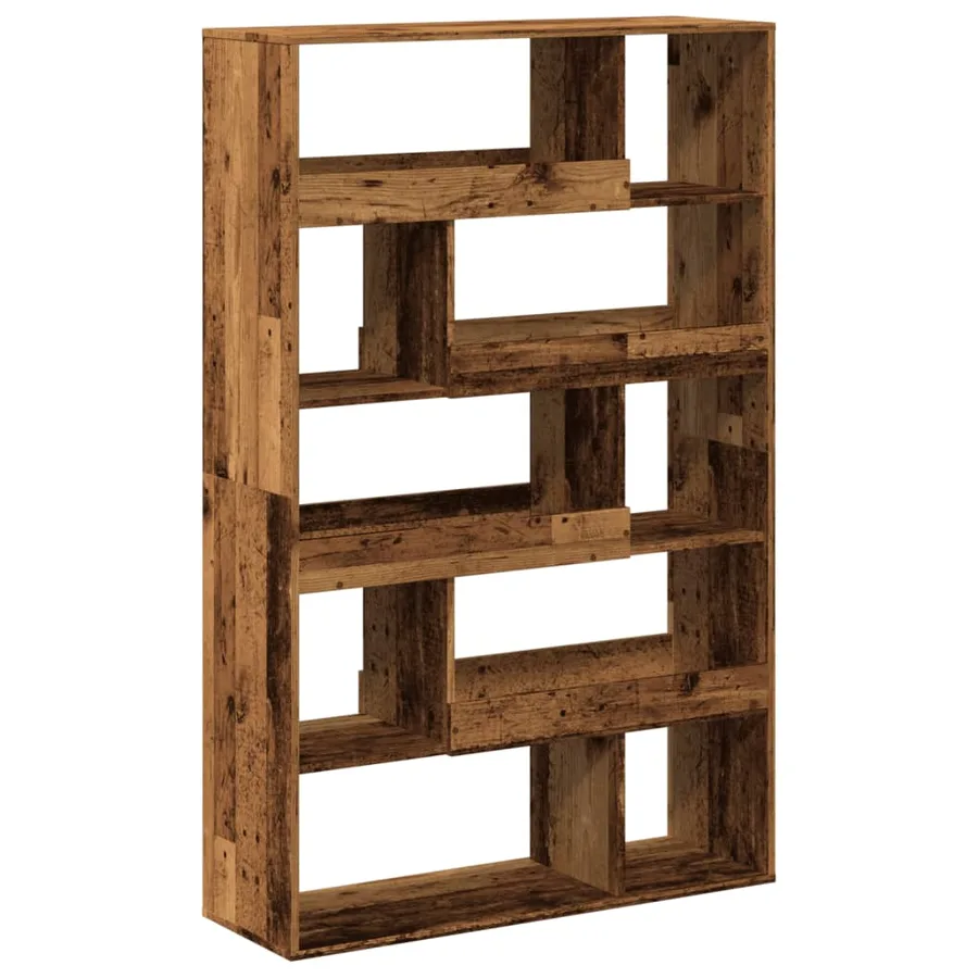 Bibliothèque vieux bois 100x33x156,5 cm bois d'ingénierie - 6