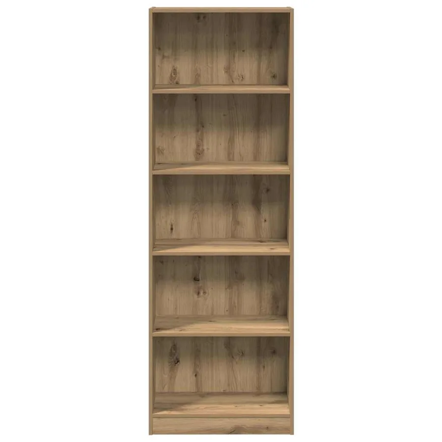 Bibliothèque Chêne Artisian 60x24x176 cm Bois d'ingénierie - 4