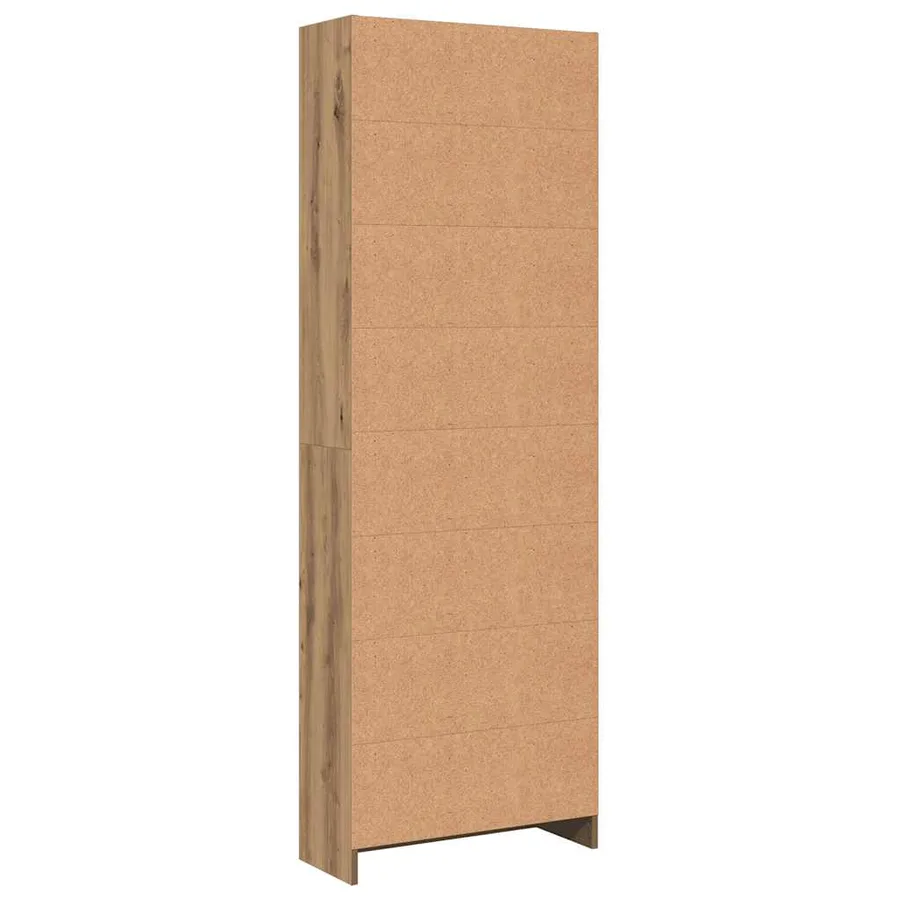 Bibliothèque Chêne Artisian 60x24x176 cm Bois d'ingénierie - 5